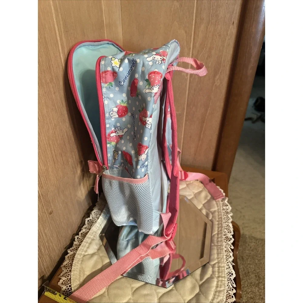 Sanrio Cinnamoroll backpack featuring a Strawberry sequin design